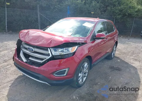 2017 Ford Edge Titanium z USA, uszkodzony, nr VIN 2FMPK4K96HBB77573